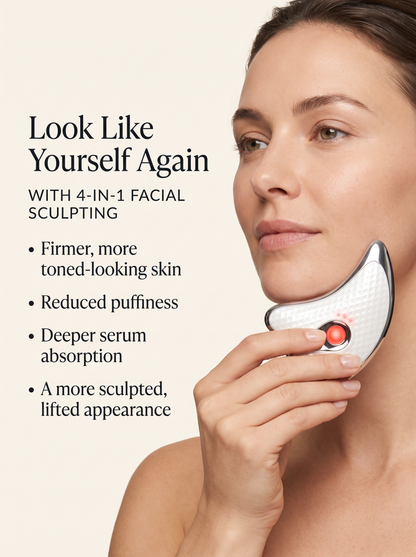 Velora Glow Sculptor — 4-in-1 Microcurrent Facial Massager