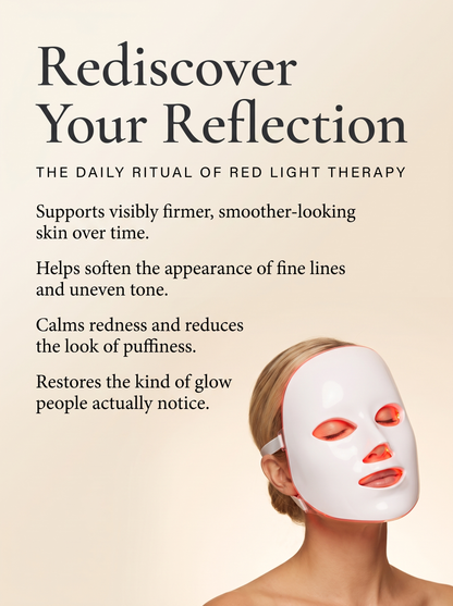 Velora Radiance Mask — 7-Color Wireless LED Face Mask