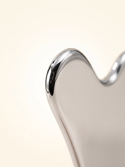 Velora Stainless Steel Gua Sha — Cooling Facial Sculpting Tool